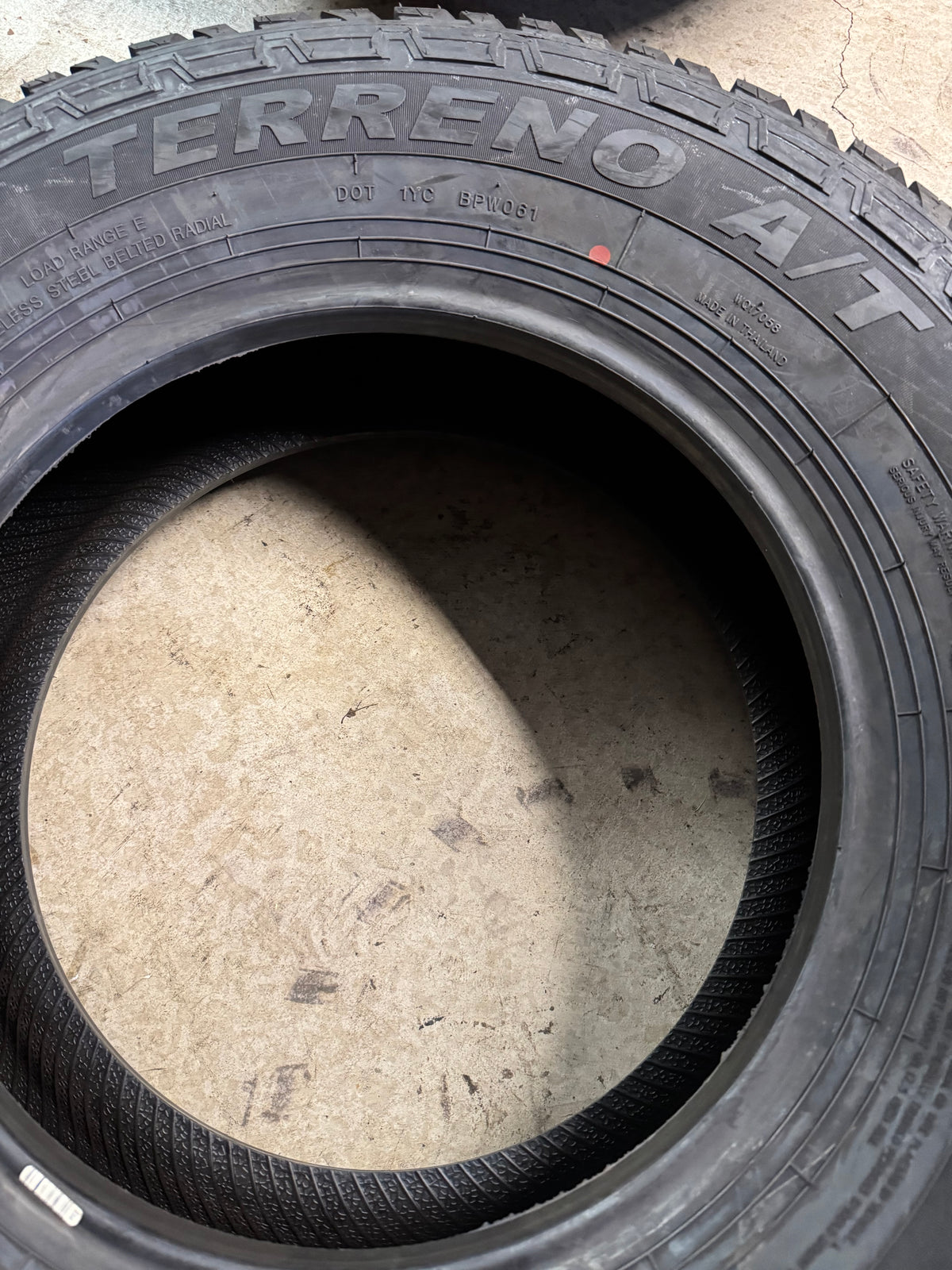 2 NOS FINALIST TERRENO A/T BSW LT 265 70 17 121/118S 10PLY ALL TERRAIN TIRE LLLT41