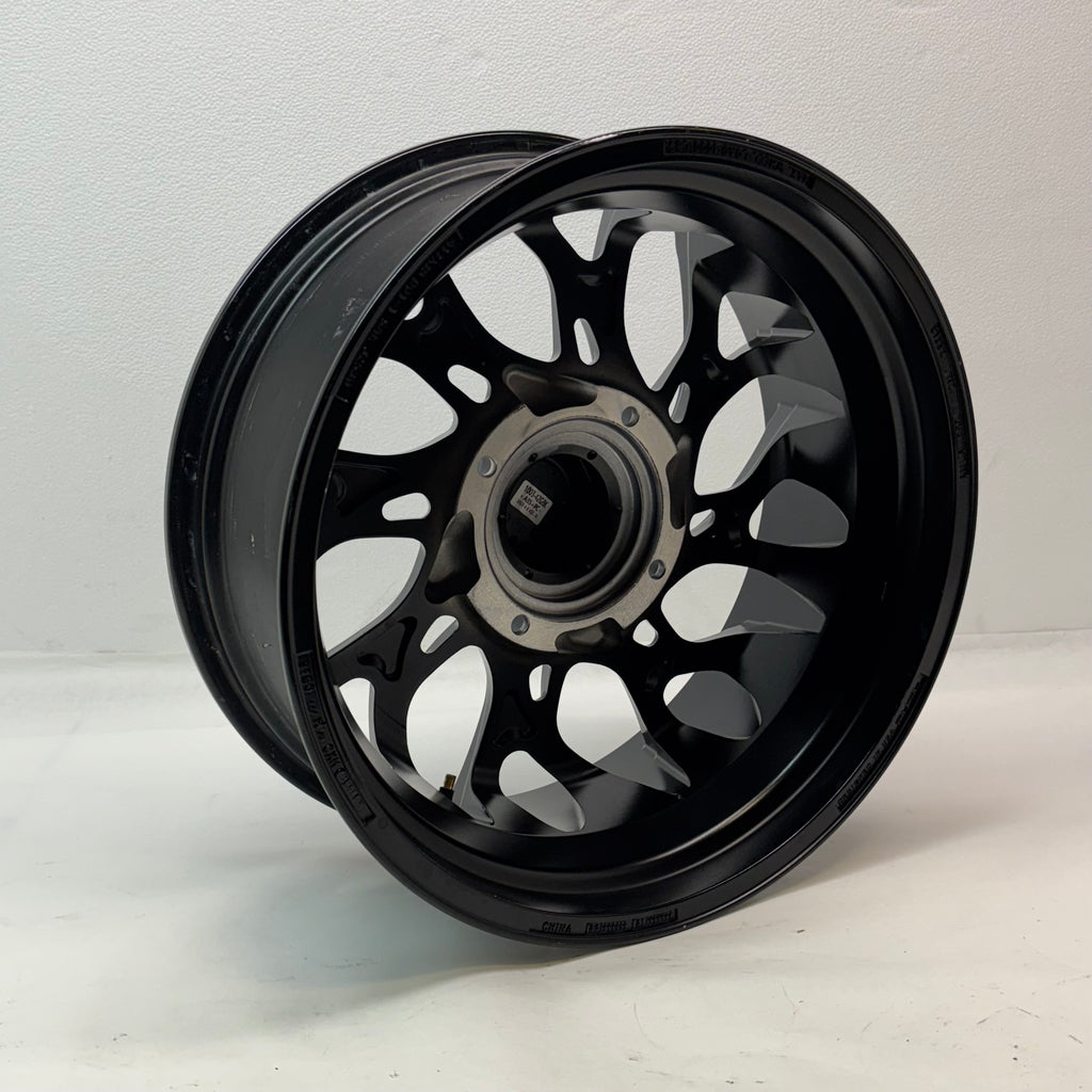 FUEL UTV ALUMINUM RIM D778 RUNNER UTV 18X7 5X156 ET13 GLOSS BLACK MILLED CANDY BLUE FINISH