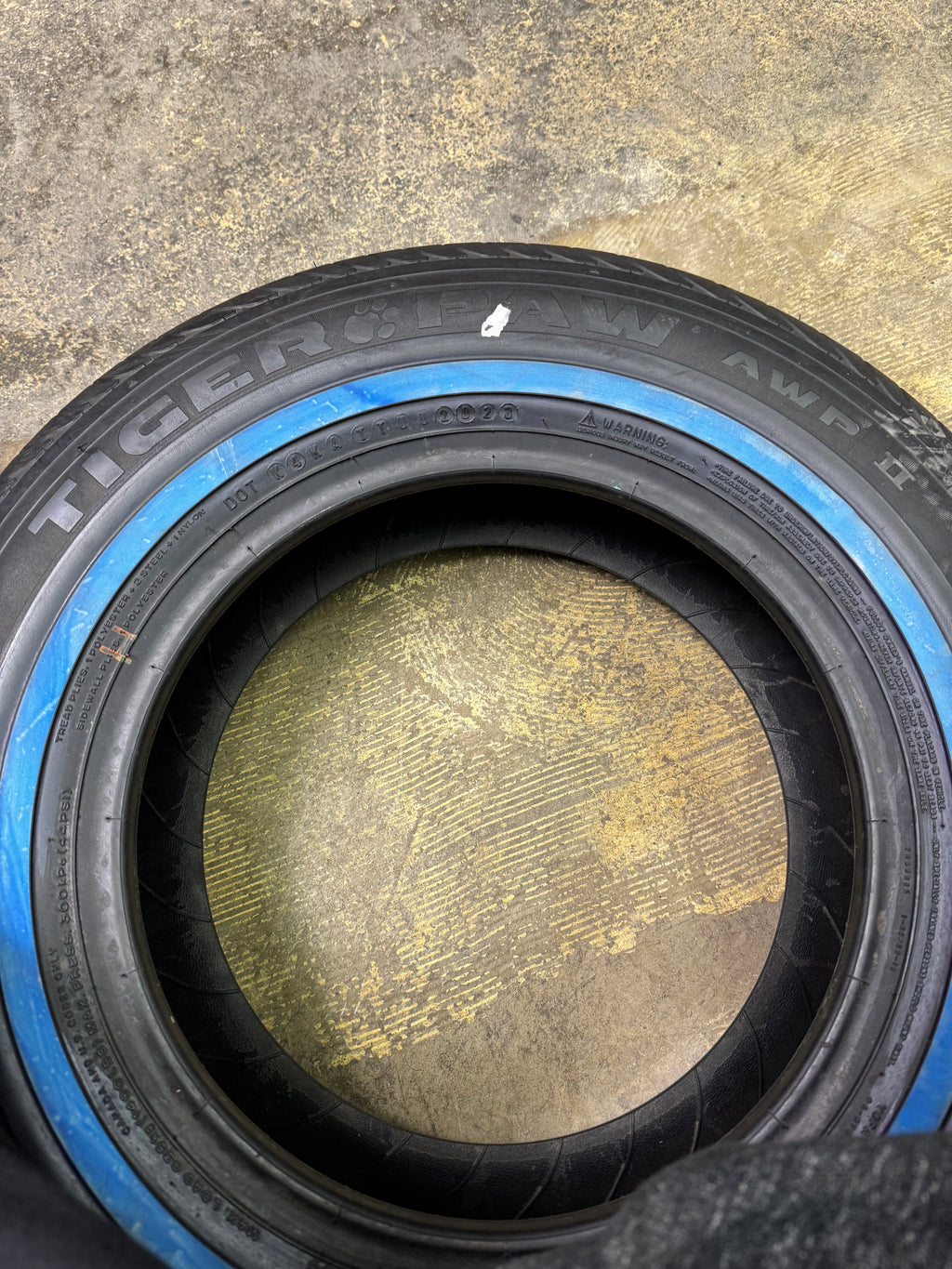 UNIROYAL TIGER PAW AWP II WW P 195 75 14 92S ALL SEASON TIRE 48403