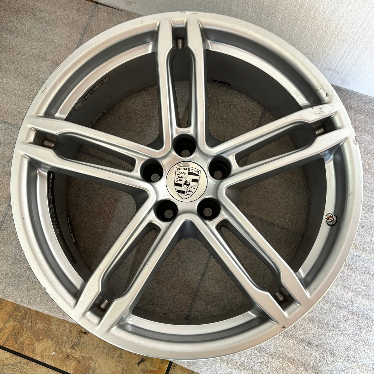 4 GENUINE PORSCHE MACAN 15-19 9X19 8X19 SILVER WHEEL SET 95B601025BN 95B601025BM