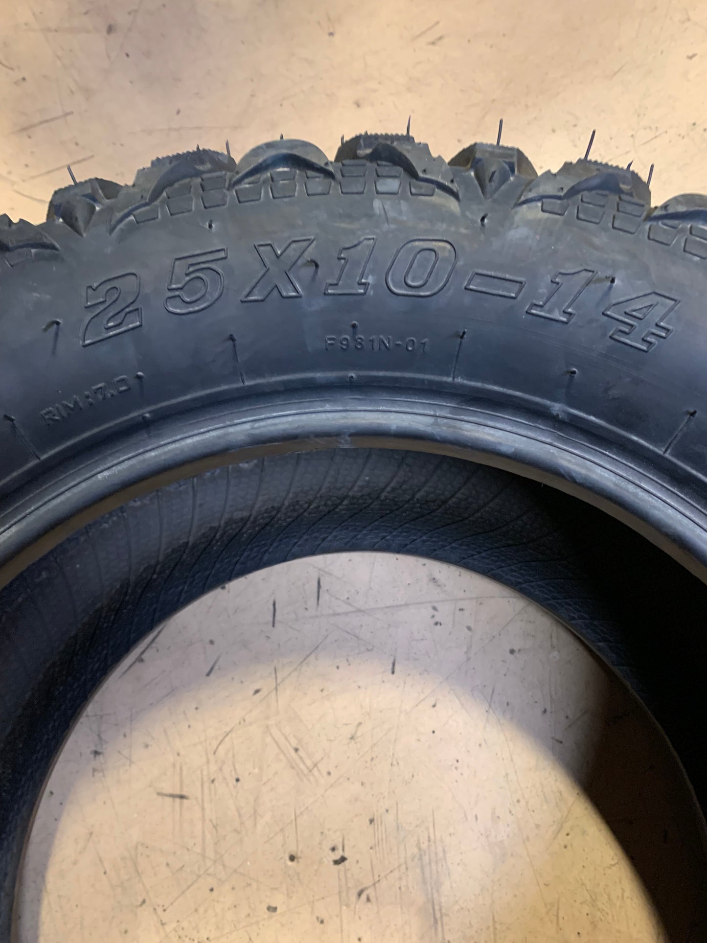 GTW BARRAGE M/T BSW  25 10 14 6PLY ATV/UTV TIRE 20033