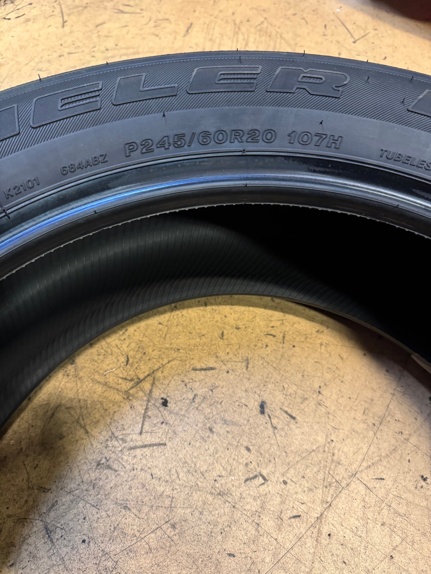 BRIDGESTONE DUELER H/T 684 II BSW P 245 60 20 107H ALL SEASON TIRE 142758
