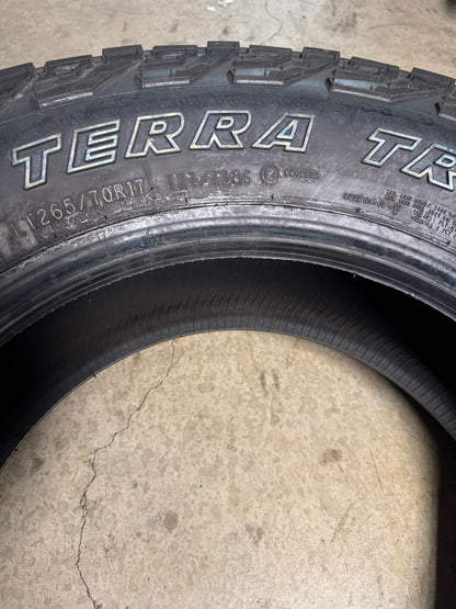 NOS HERCULES TERRA TRAC X-VENTURE OWL LT 265 70 17 121/118S 10PLY TIRE 02722