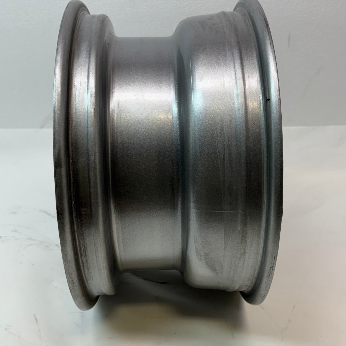 WHEEL VINTIQUES 50 SERIES SS396 SILVER WITH BLACK PAINTED SLOT WHEELS 15X8 5X4.75