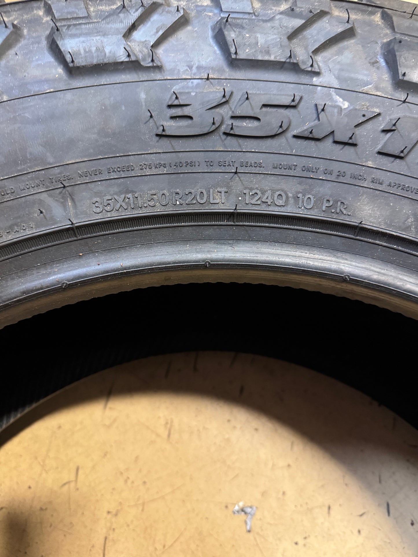TOYO OPEN COUNTRY R/T TRAIL BSW LT 35 11.5 20 124Q 10PLY RUGGED TERRAIN TIRE 354770