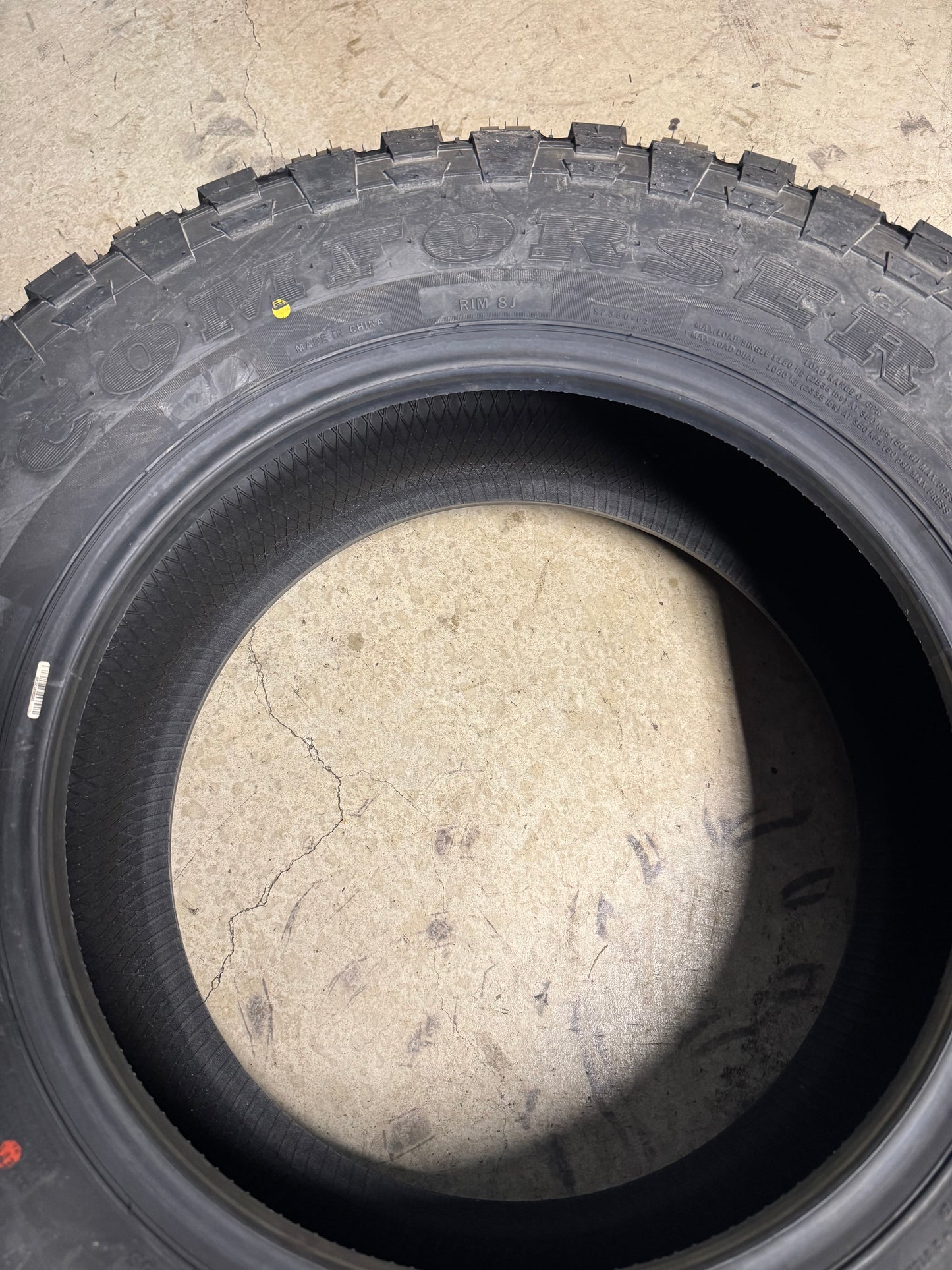 COMFORSER  CF3000 BSW LT 275 65 18 113/110Q 6PLY MUD TERRAIN TIRE NA1533516