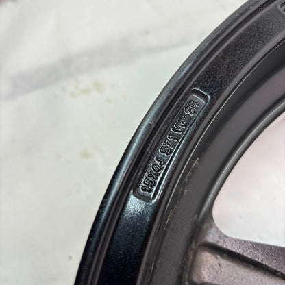 2 VISION SPORT STAR 571 WHEEL 15X4 5X114.3 GLOSS BLACK WITH MILLED CENTER -19MM