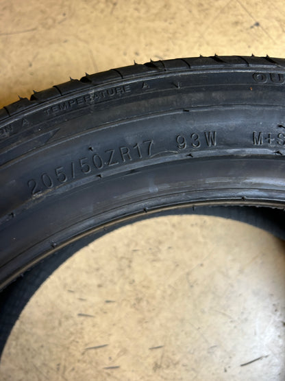 KUMHO ECSTA LX PLATINUM BSW P 205 50 17 93W XL ALL SEASON TIRE 2106783