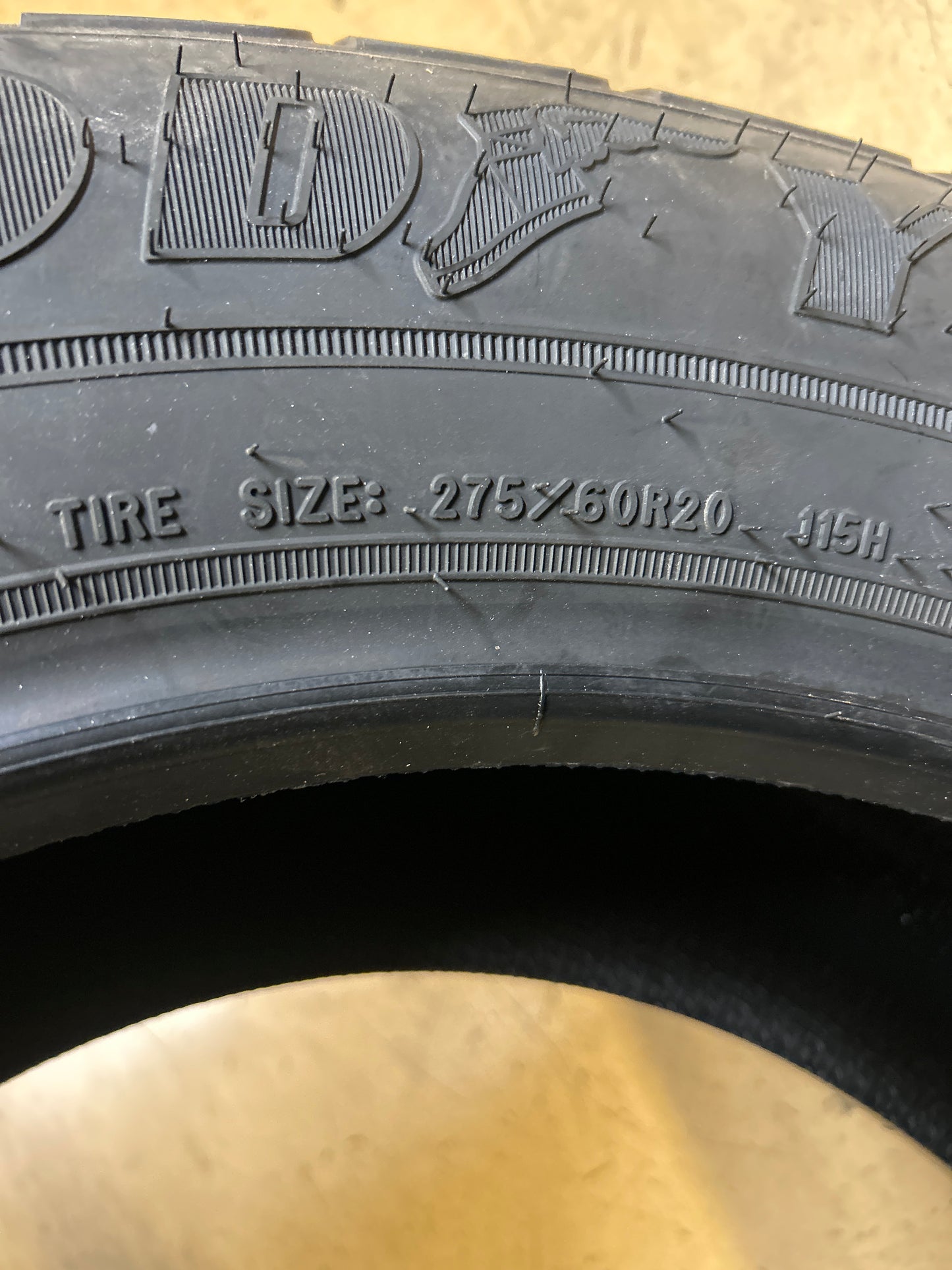 GOODYEAR WRANGLER STEADFAST HT BSW P 275/60R20 115H  ALL SEASON TIRE 269019969