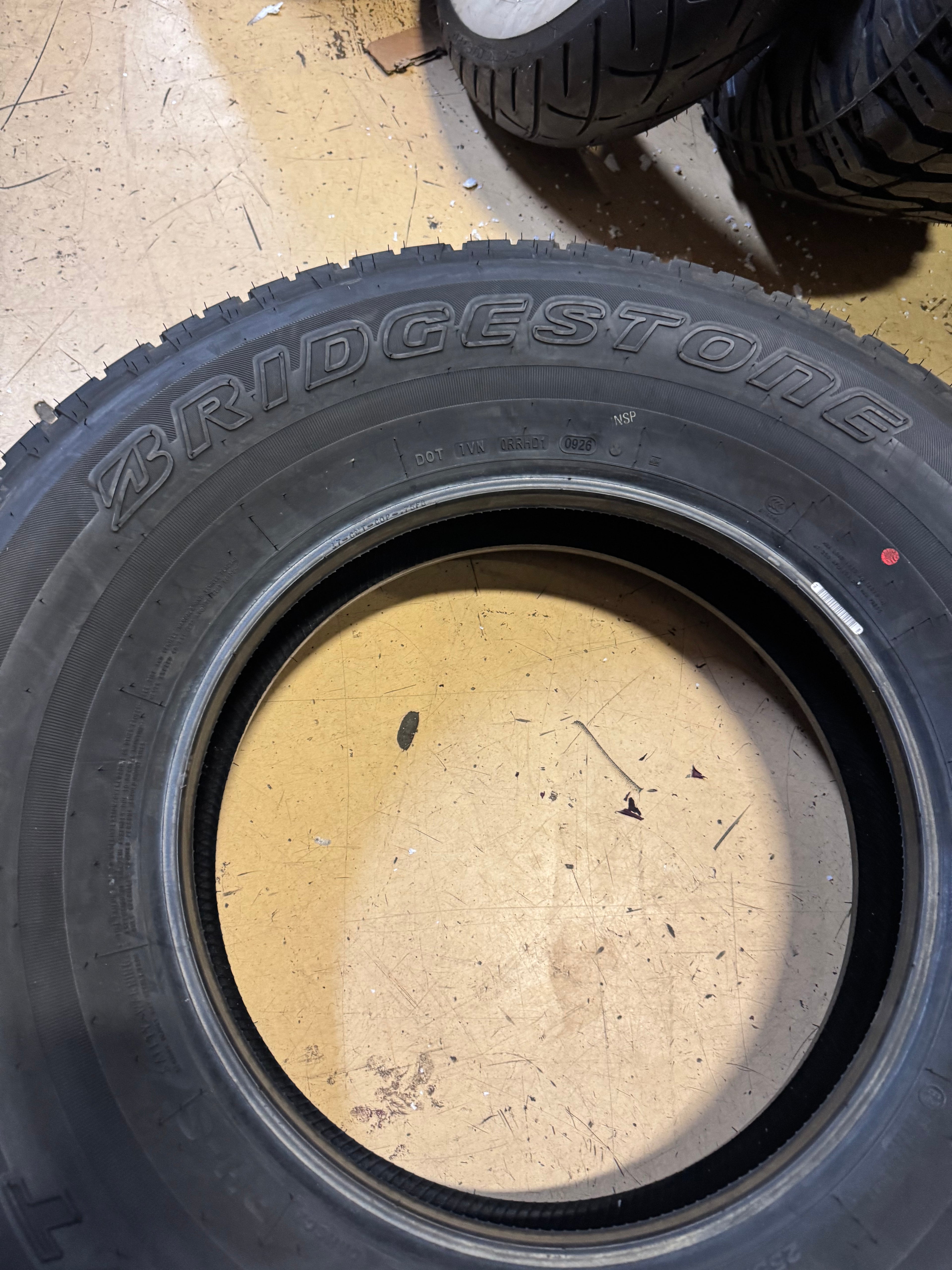 4 BRIDGESTONE DUELER A/T RH-S BSW P 255 75 17 115T SL ALL TERRAIN TIRE 009899