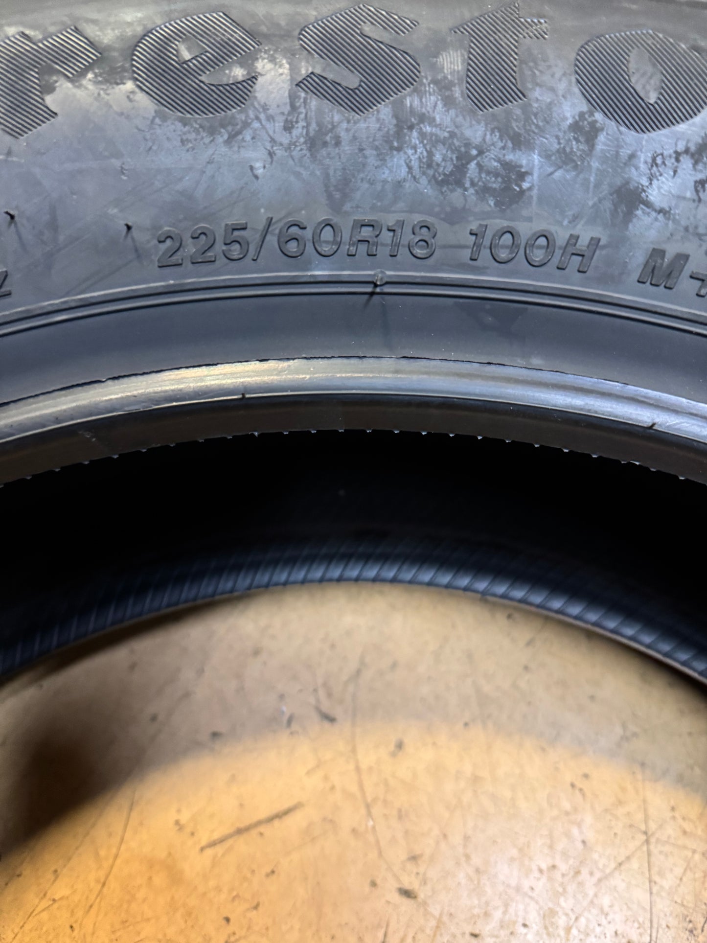 FIRESTONE WEATHERGRIP BSW P 225 60 18 100H ALL WEATHER TIRE 009169