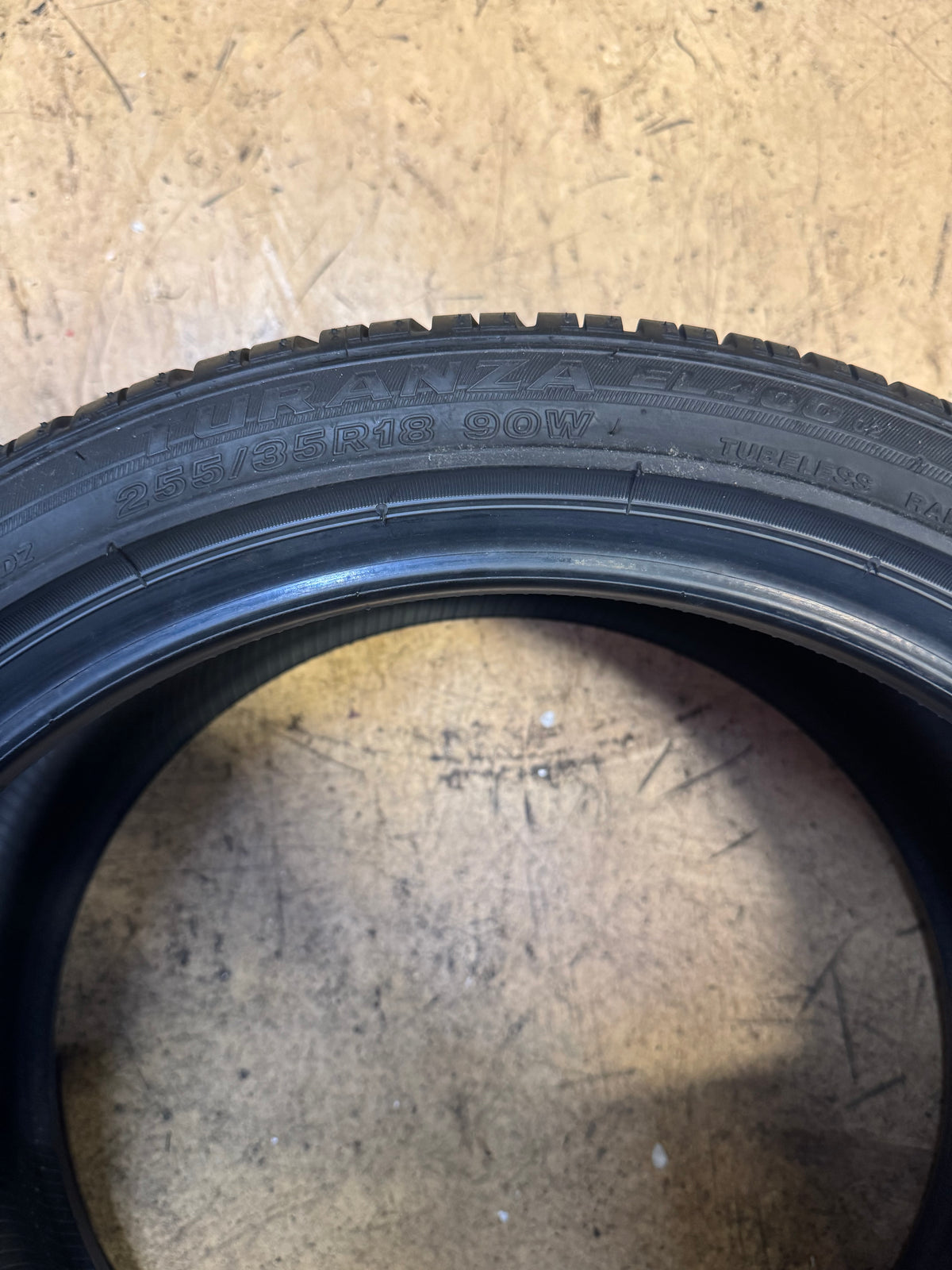 2 BRIDGESTONE TURANZA EL400 02 BSW P 255 35 18 90W ALL SEASON TIRE 001453