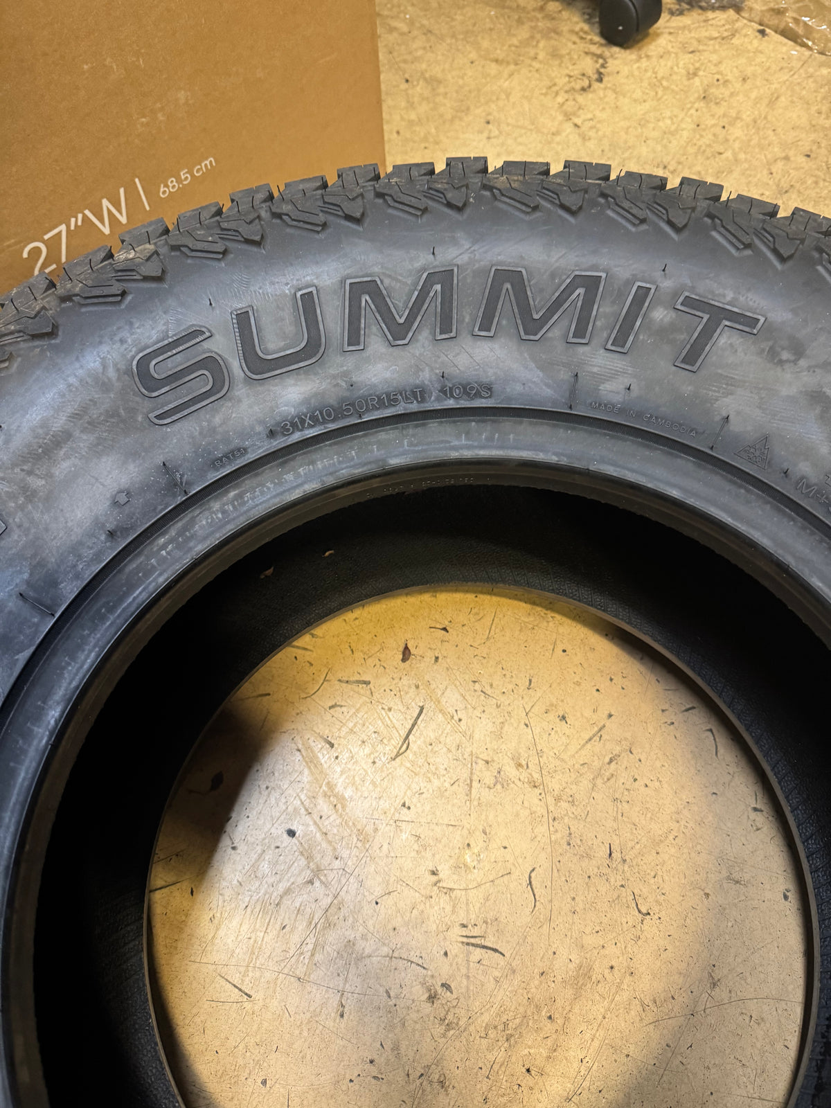 SUMMIT TRAIL CLIMBER AT02 BSW LT 31 10.5 15 109S ALL TERRAIN TIRE 20915