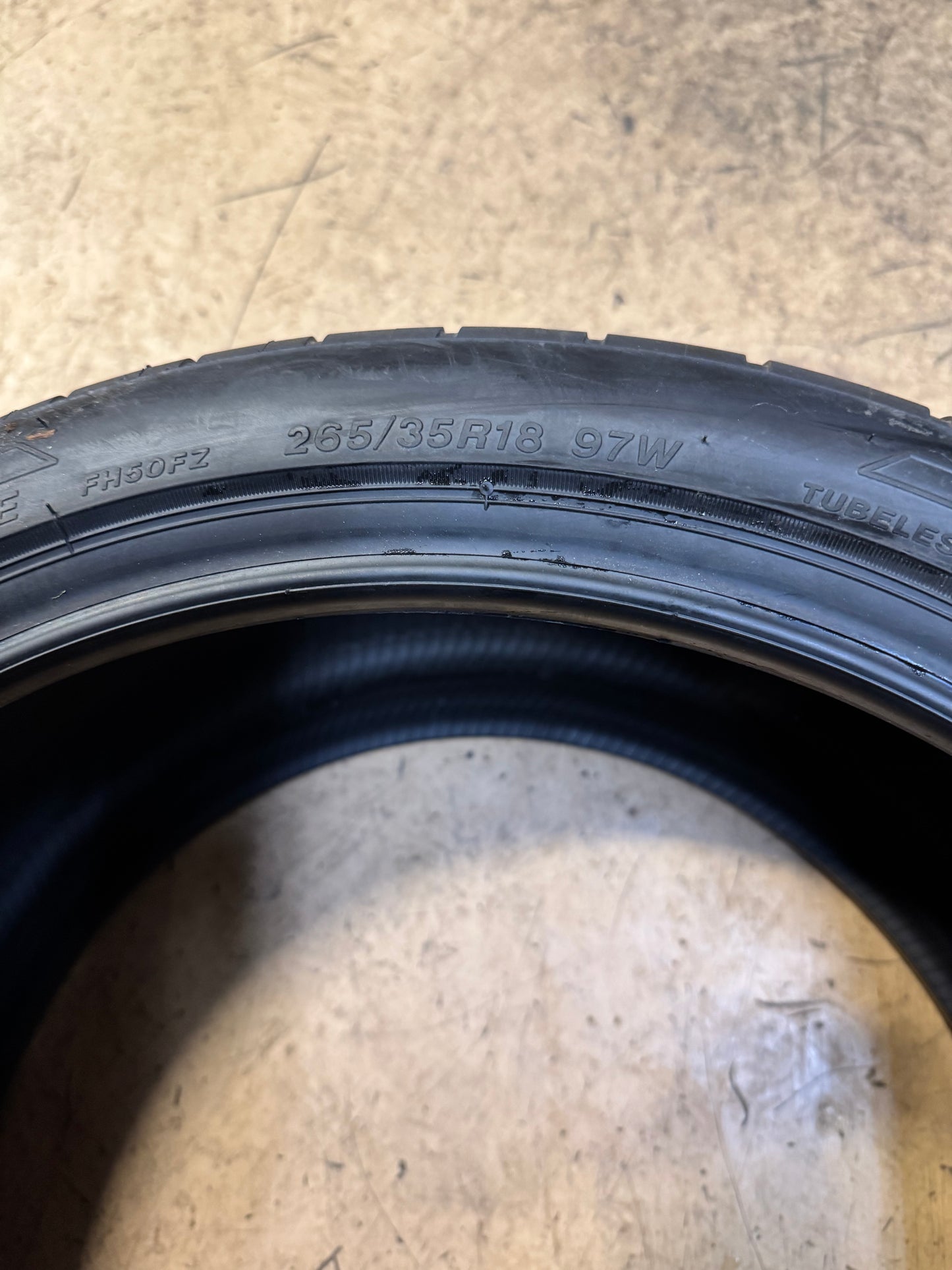 FIRESTONE FIREHAWK INDY 500 BSW P 265 35 18 97W XL UHP SUMMER TIRE 012462