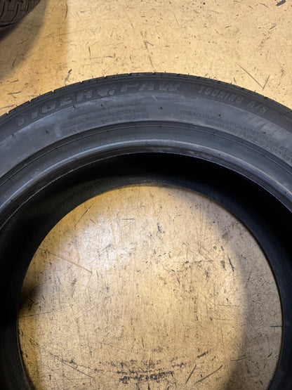 2 NOS UNIROYAL TIGER PAW TOURING A/S BSW P 205 55 17 95H XL ALL SEASON TIRE 63183