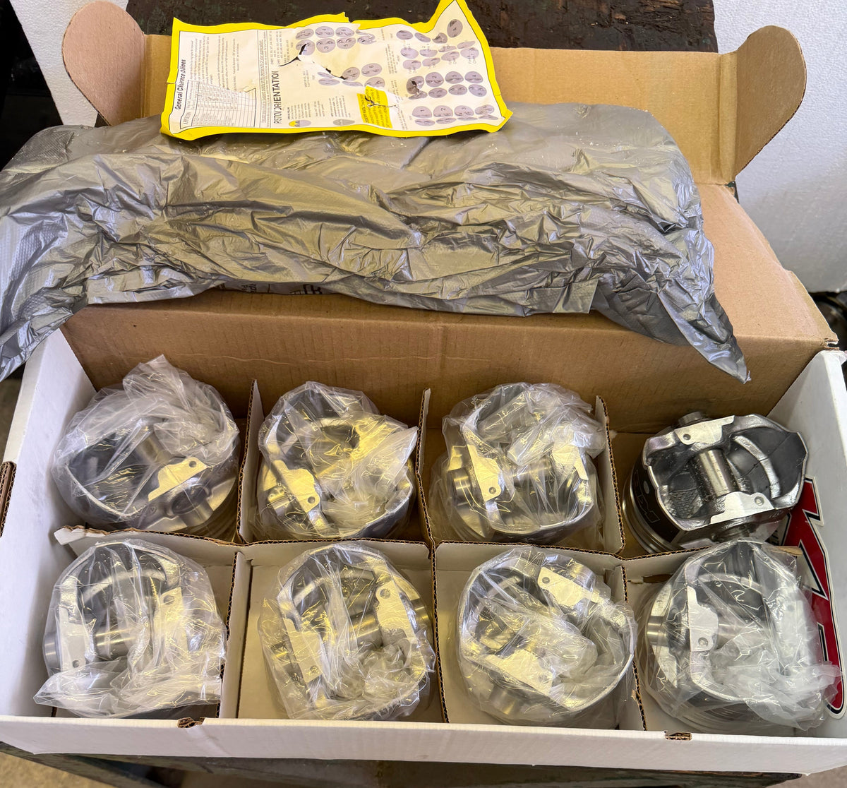 KB PERFORMANCE PISTONS 4.360 IN. BORE BB FORD 460 KB401.STD