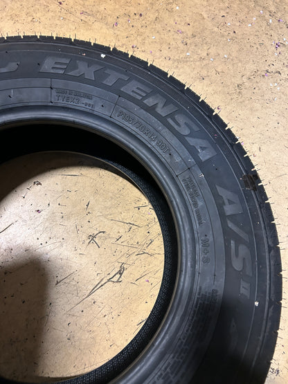 TOYO EXTENSA A/S II BSW P 195 70 14 90T ALL SEASON TIRE 148330