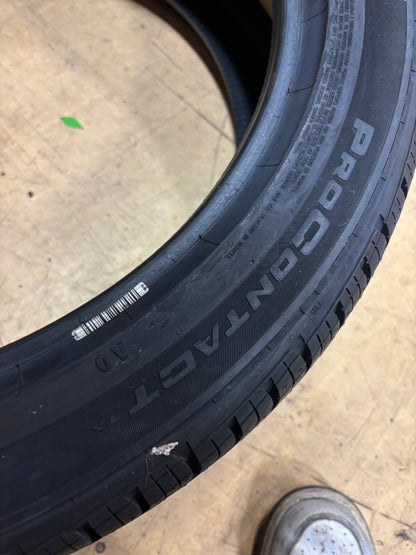 2 CONTINENTAL PROCONTACT TX AO FOAM BSW P 255 40 20 101H XL TIRE 03573720000