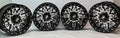 4 TUSK TETON BEADLOCK ATV UTV MACHINED/BLACK WHEELS 14X7 4/139.7 ET+5