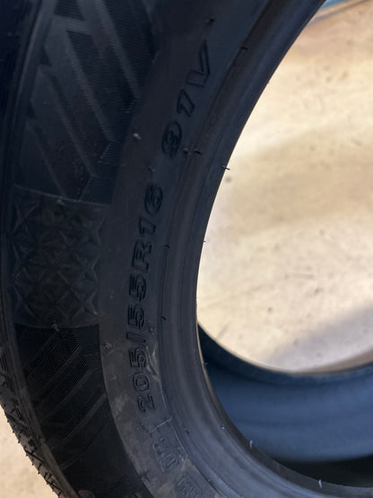 2 NEXEN N5000 PLATINUM BSW P 205 55 16 91V ALL SEASON TIRE 18175NXK