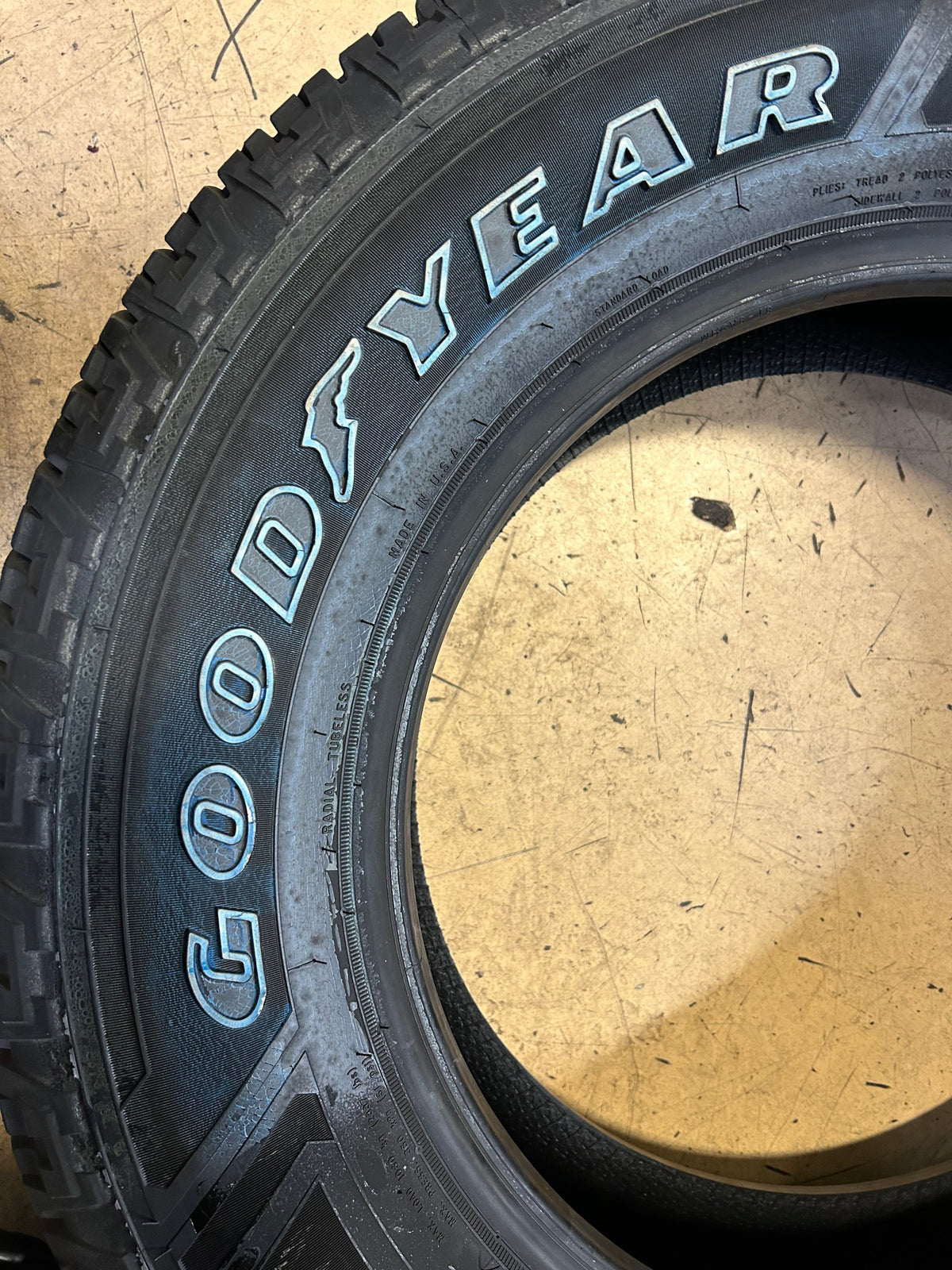2 GOODYEAR WRANGLER WORKHORSE HT OWL P 245 70 17 110T HIGHWAY TIRE 116080652