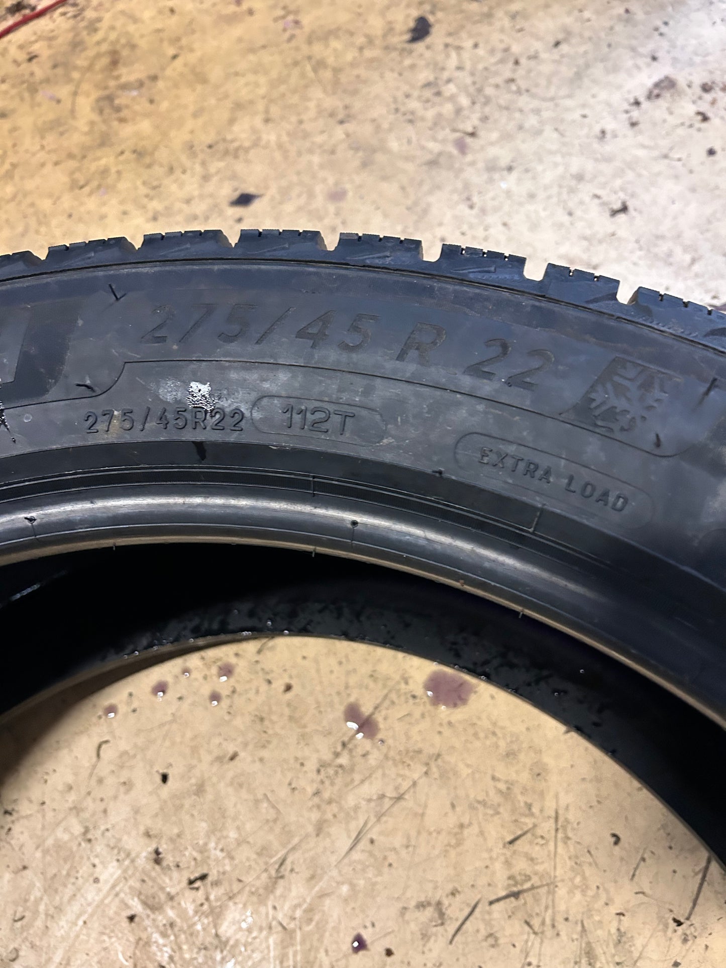 MICHELIN X-ICE SNOW BSW P 275 45 22 112T XL WINTER TIRE 03015