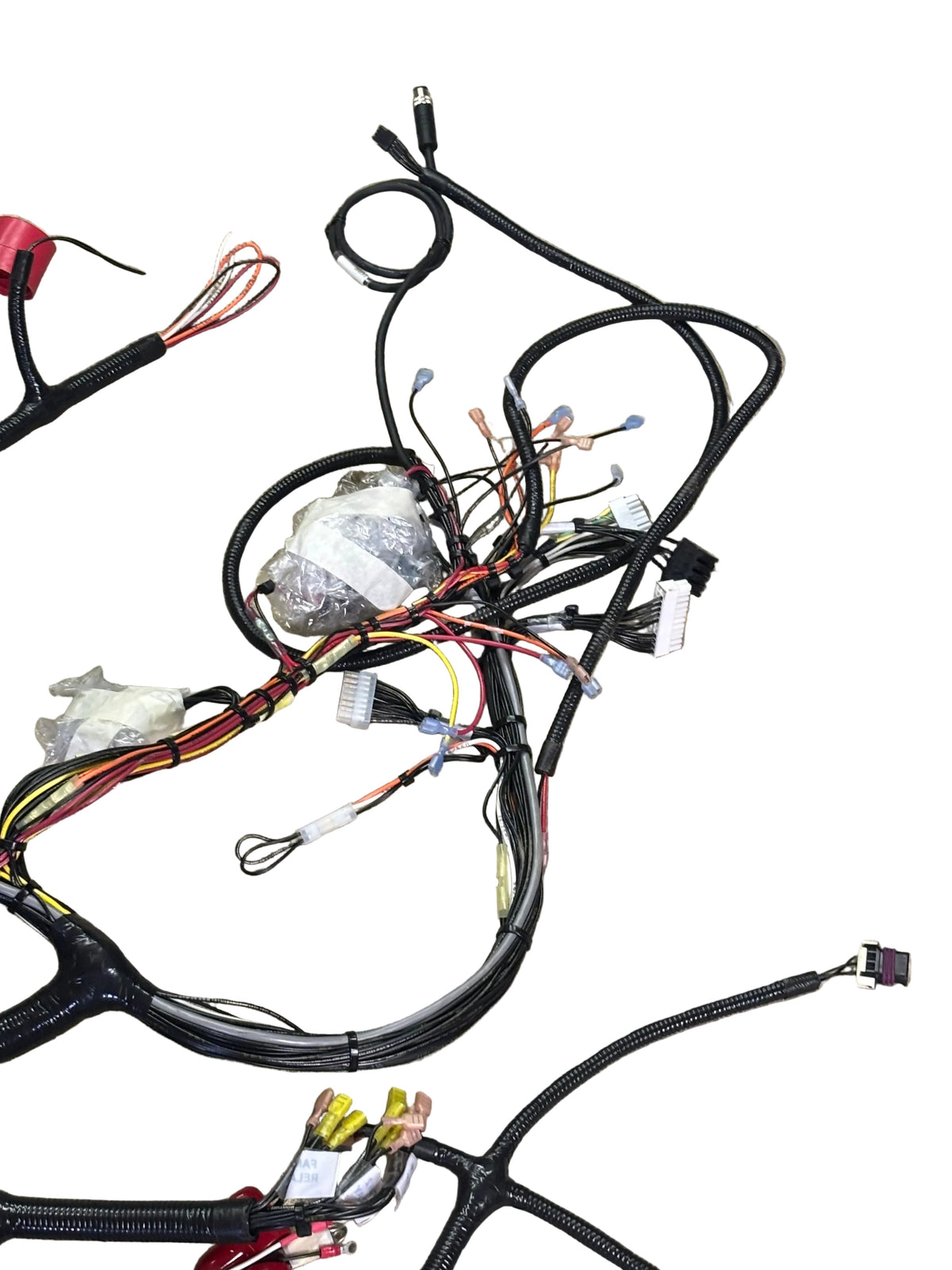 HEAVY DUTY WIRING HARNESS W/ MULTI-PIN CONNECTORS & HEAT SHIELDING