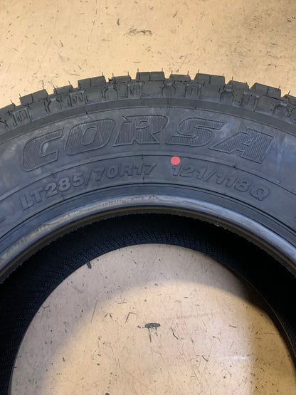CORSA ALL TERRAIN XL BSW LT 285 70 17 121/118Q 10PLY ALL TERRAIN TIRE CORAT004B