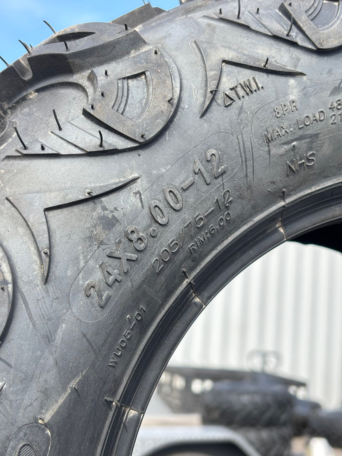 WANDA WU05 BSW LT 24 8 12 NHS 8PLY ATV/UTV TIRE 10290
