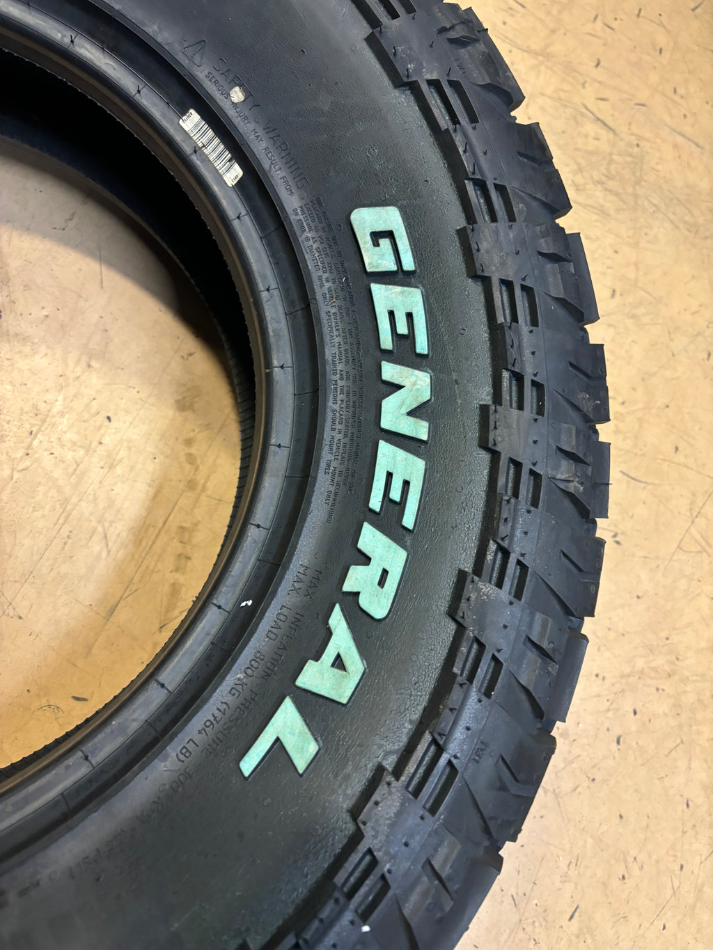 GENERAL GRABBER A/T X RWL P 215 75 15 100T SL ALL TERRAIN TIRE 04503850000