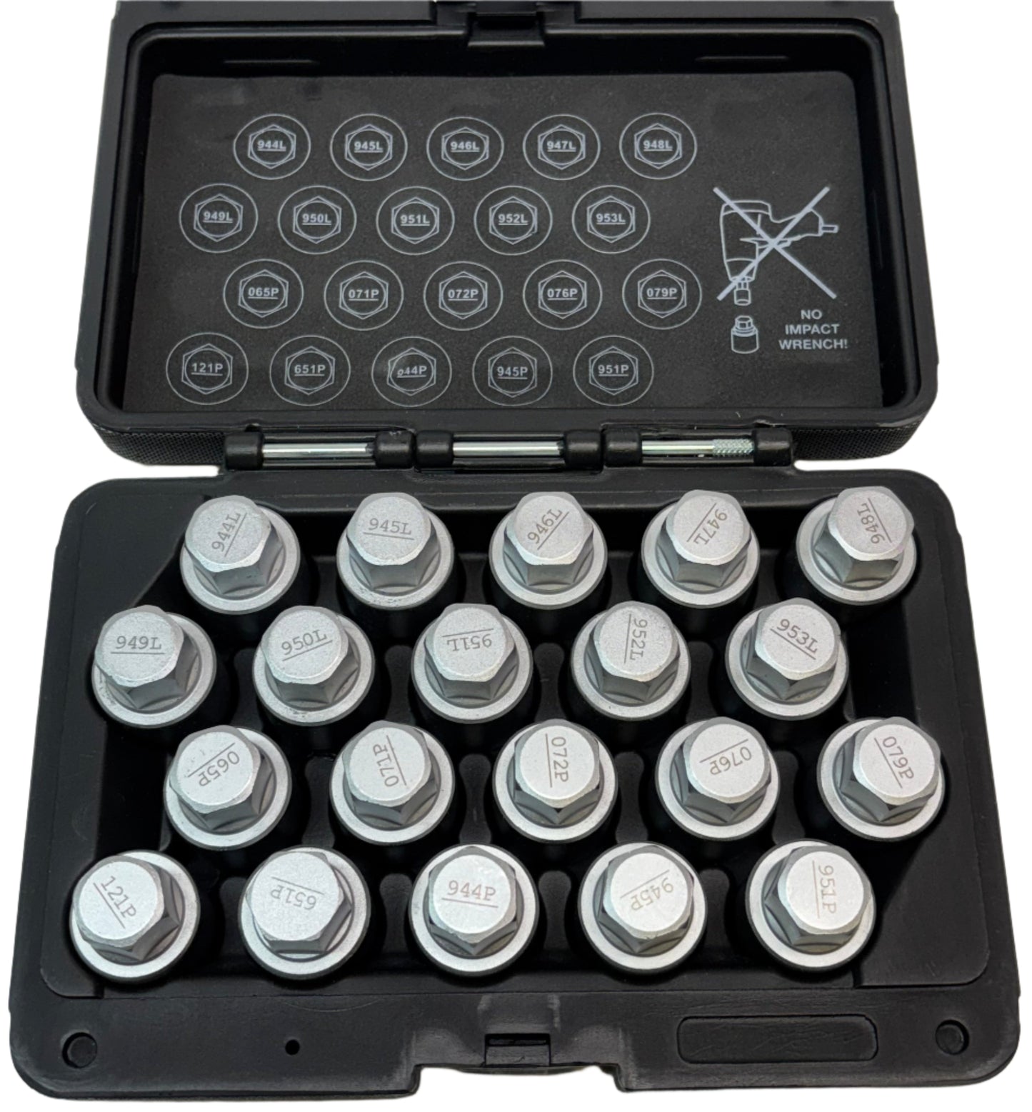 20PC ANTI-THEFT WHEEL LUG NUT REMOVAL SOCKET KEY FOR VOLVE SET