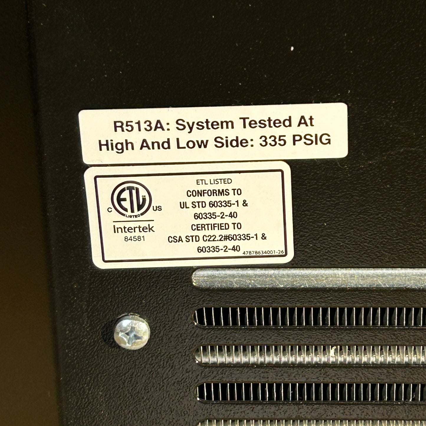 INGERSOLL RAND DA170INA100 REFRIGERATED AIR DRYER 47714005001