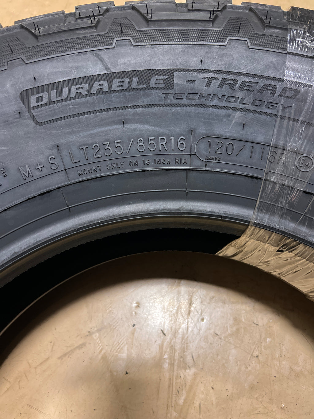 NEW OLD STOCK COOPER DISCOVERER AT3 LT  LT 235 85 16 120/116R LRE 10PLY ALL SEASON  90000032592