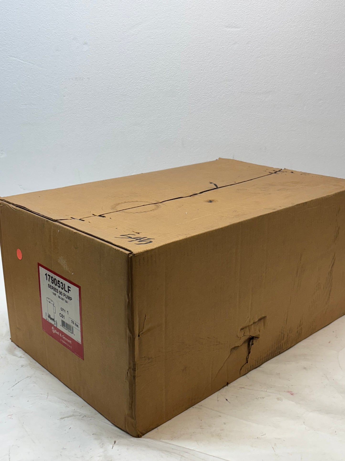 BELL AND GOSSET 90-39T PUMP 1 HP MOTOR 20 179053LF