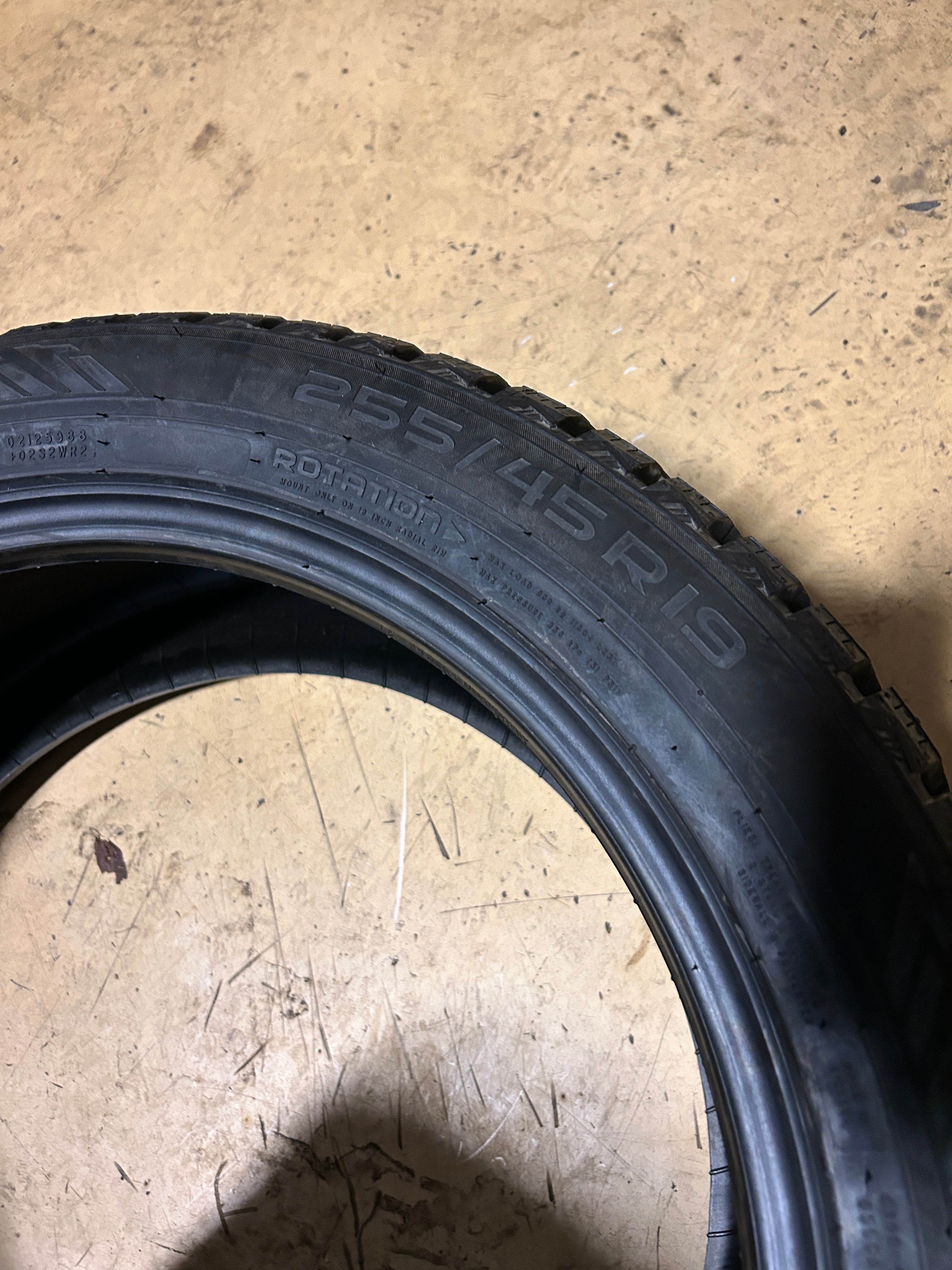 4 NOKIAN HAKKAPELIITTA 10 EV STUDDED P 255 45 19 104T XL WINTER TIRE TSF00019
