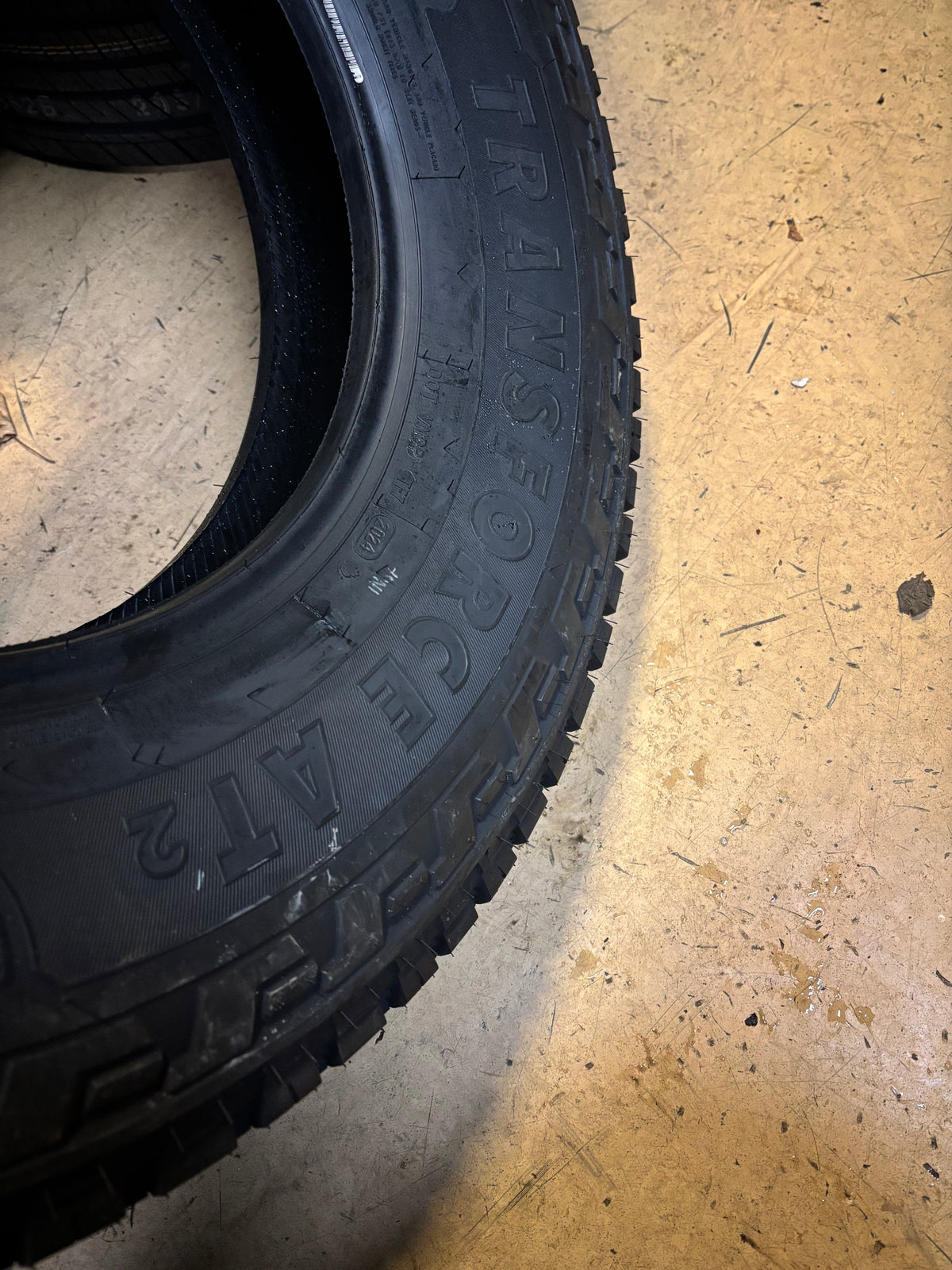 FIRESTONE TRANSFORCE AT2 BSW LT 215 85 16 115/112R LRE 10 PLY TERRAIN TIRE 000178