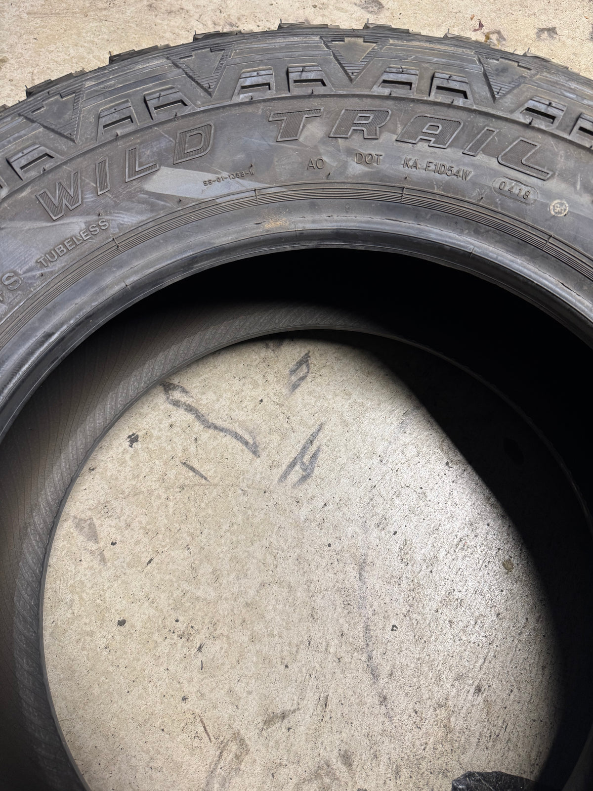 2 NOS WILD TRAIL CTX BSW LT 275 65 18 123/120Q 10PLY ALL TERRAIN TIRE WCX40