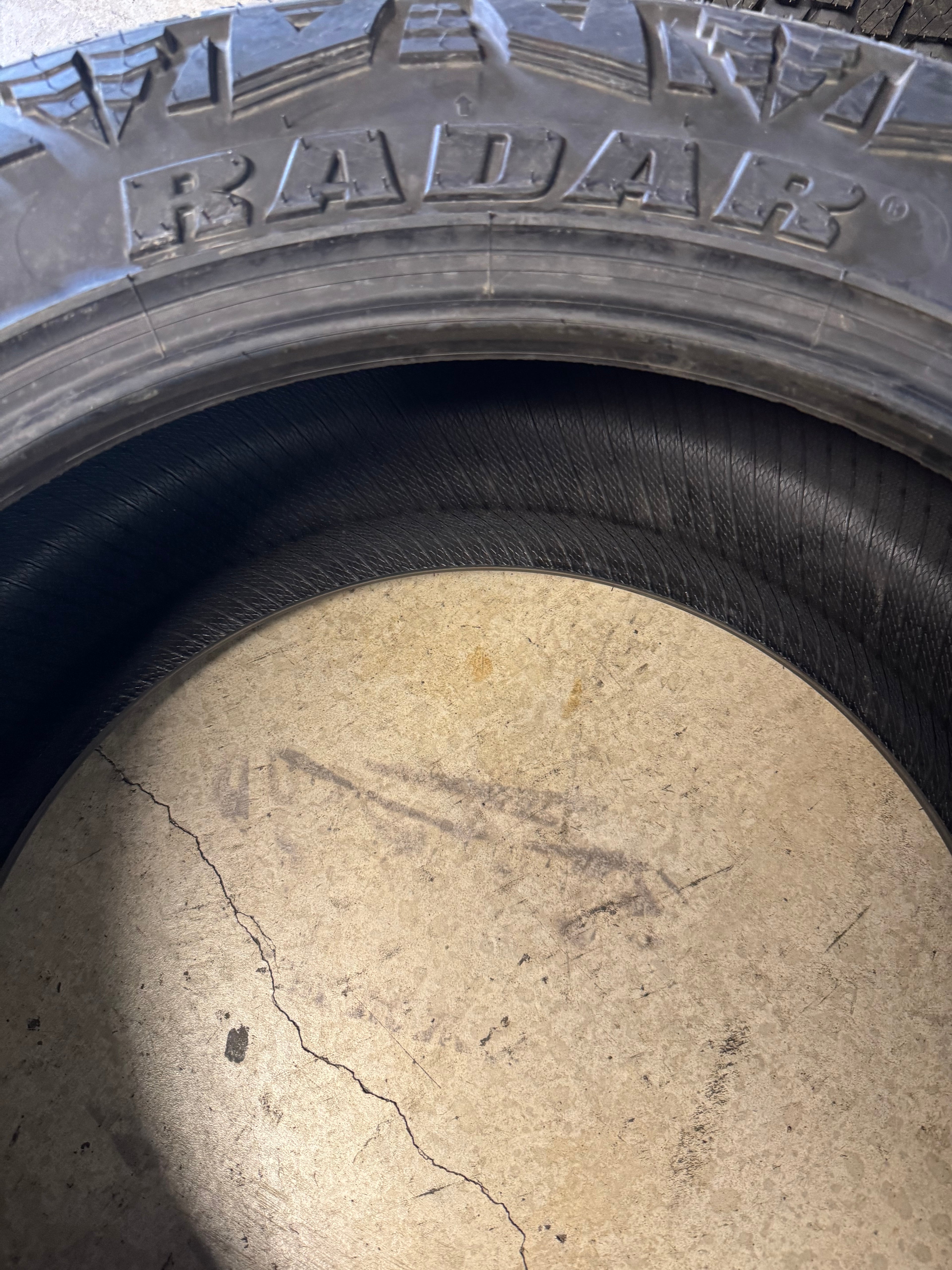 NOS RADAR RENEGADE A/T PRO BSW LT 35 12.5 22 117R 10PLY ALL TERRAIN TIRE RACSTH0021
