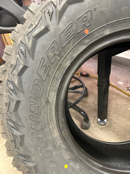 THUNDERER TRAC GRIP M/T R408 BSW LT 285 75 16 126/123Q 10PLY MUD TIRE TH2459