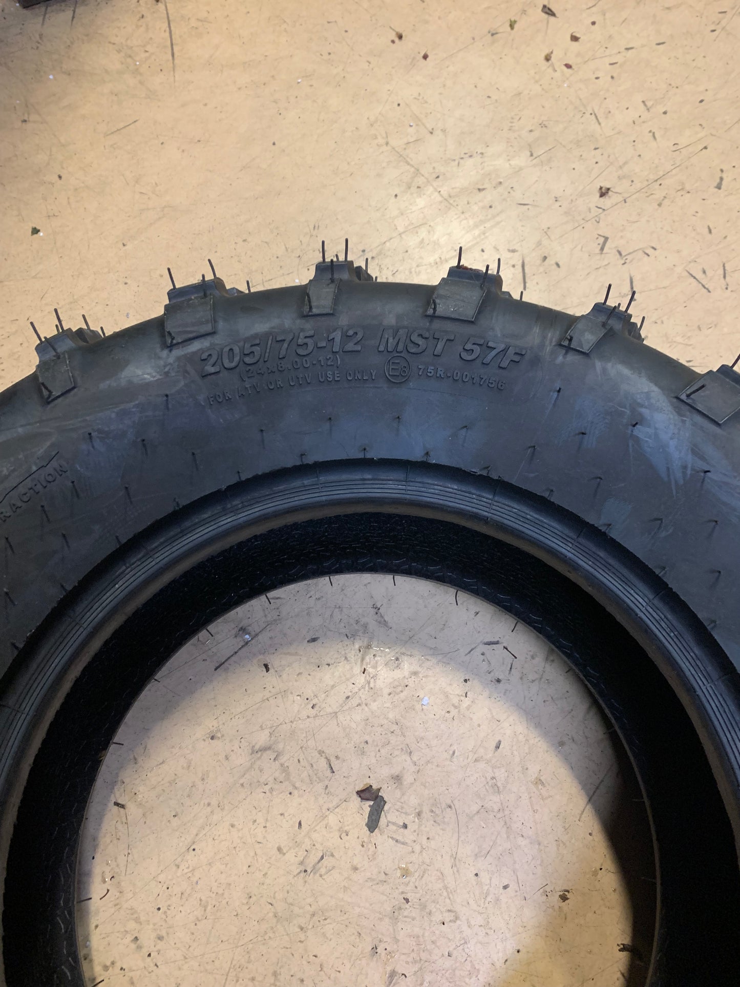 CARLSTAR AT489 BSW AT 24 8 12 ATV/UTV TIRE 6P0819