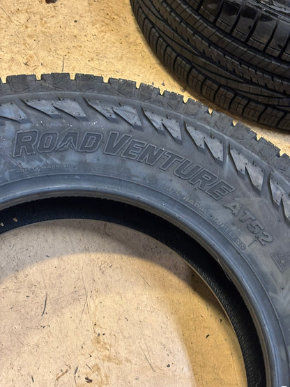 KUMHO ROAD VENTURE AT52 BSW P 255 70 18 113T ALL TERRAIN TIRE 2289983