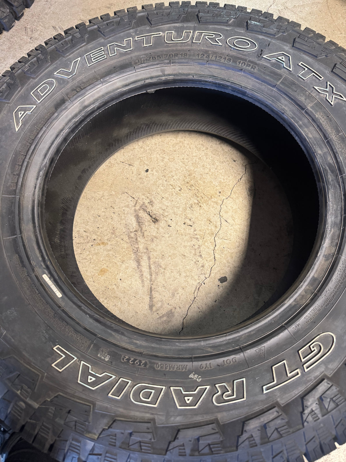 GT RADIAL ADVENTURO ATX OWL LT 265 70 18 124/121S 10PLY ALL TERRAIN TIRE AS160