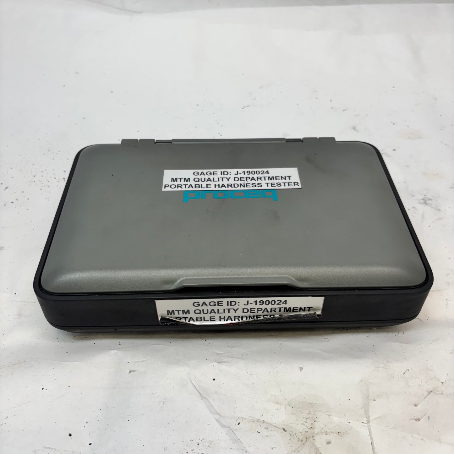 USED PROCEQ EQUOTIP 550 HARDNESS TESTER W/UCI PROBE & STANDARD