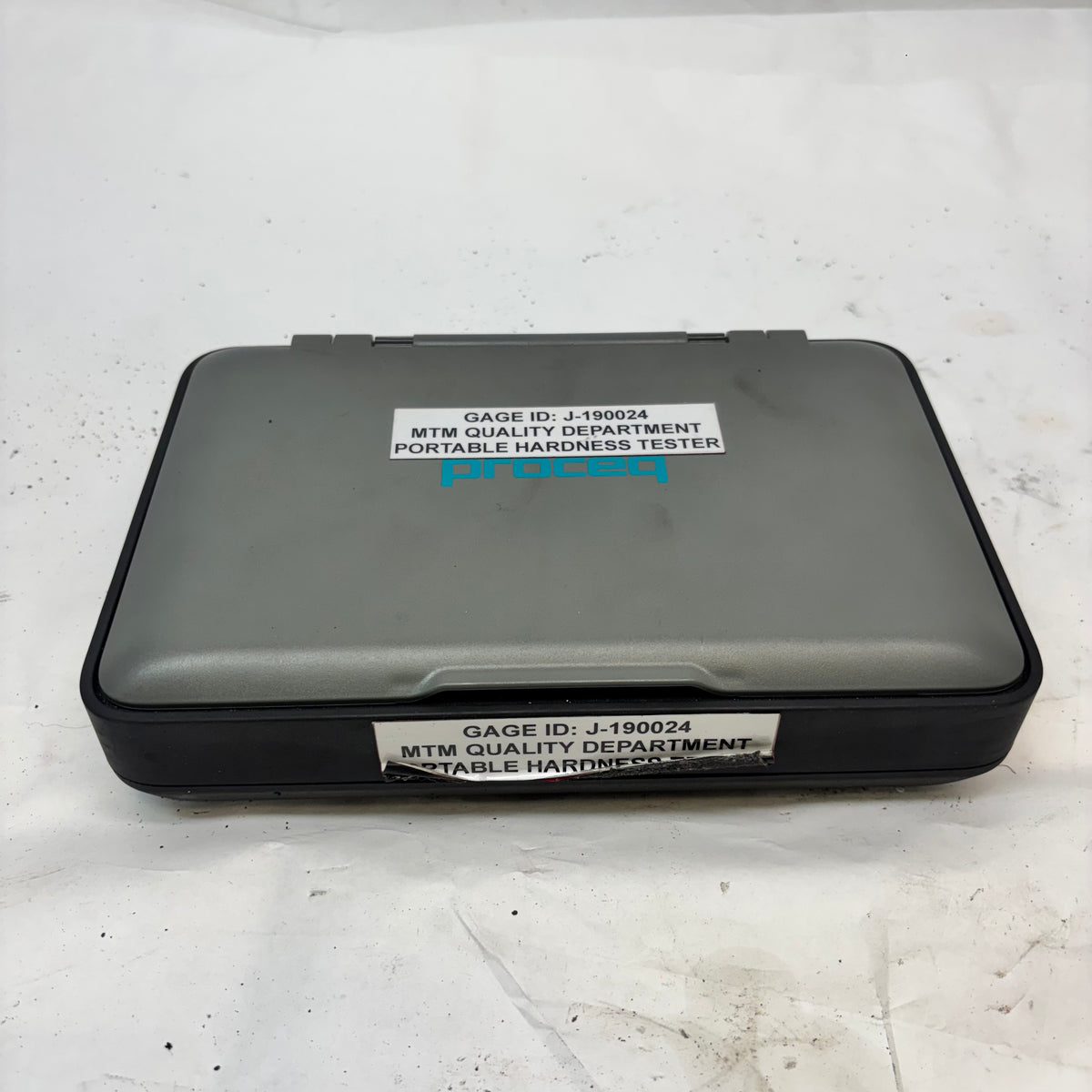 USED PROCEQ EQUOTIP 550 HARDNESS TESTER W/UCI PROBE & STANDARD