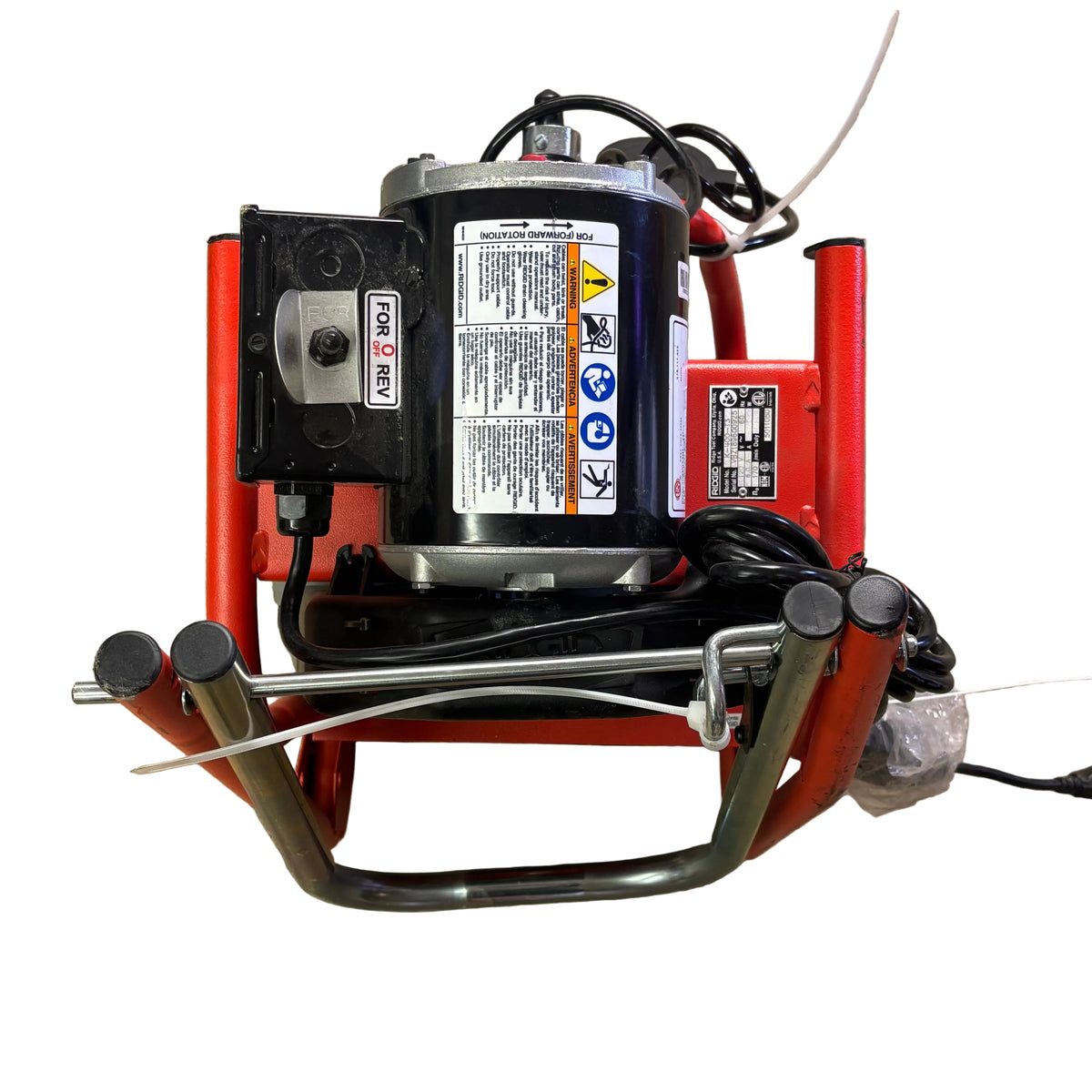 RIDGID K-400 DRAIN CLEANING SNAKE AUGER 120-VOLT DRUM MACHINE K-400-T3