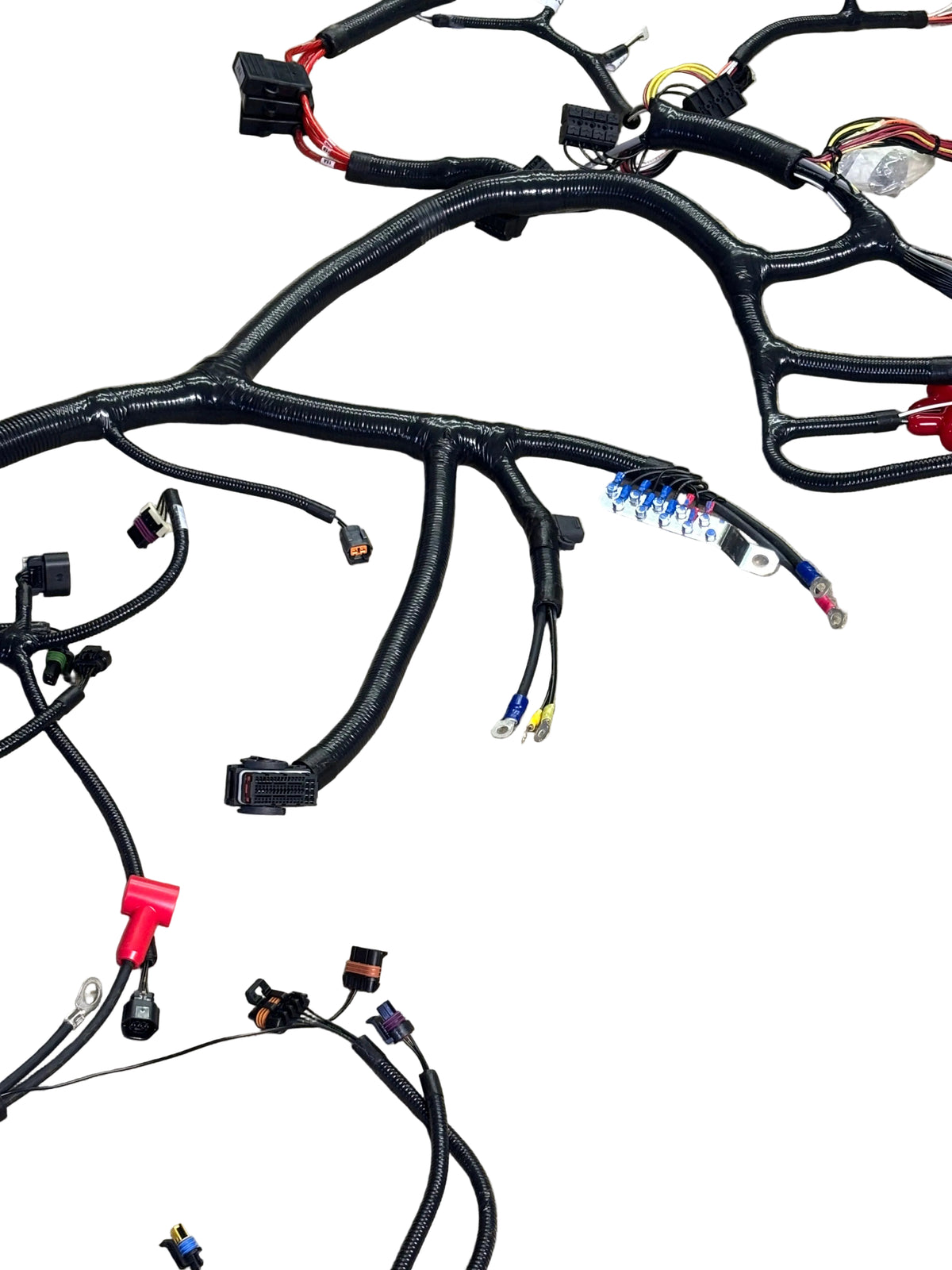 HEAVY DUTY WIRING HARNESS W/ MULTI-PIN CONNECTORS & HEAT SHIELDING