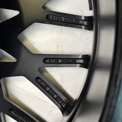 AMERICAN RACING AR927 BARRAGE SATIN BLACK WHEEL 20X9 ET35 5x114.3 AR92729012735