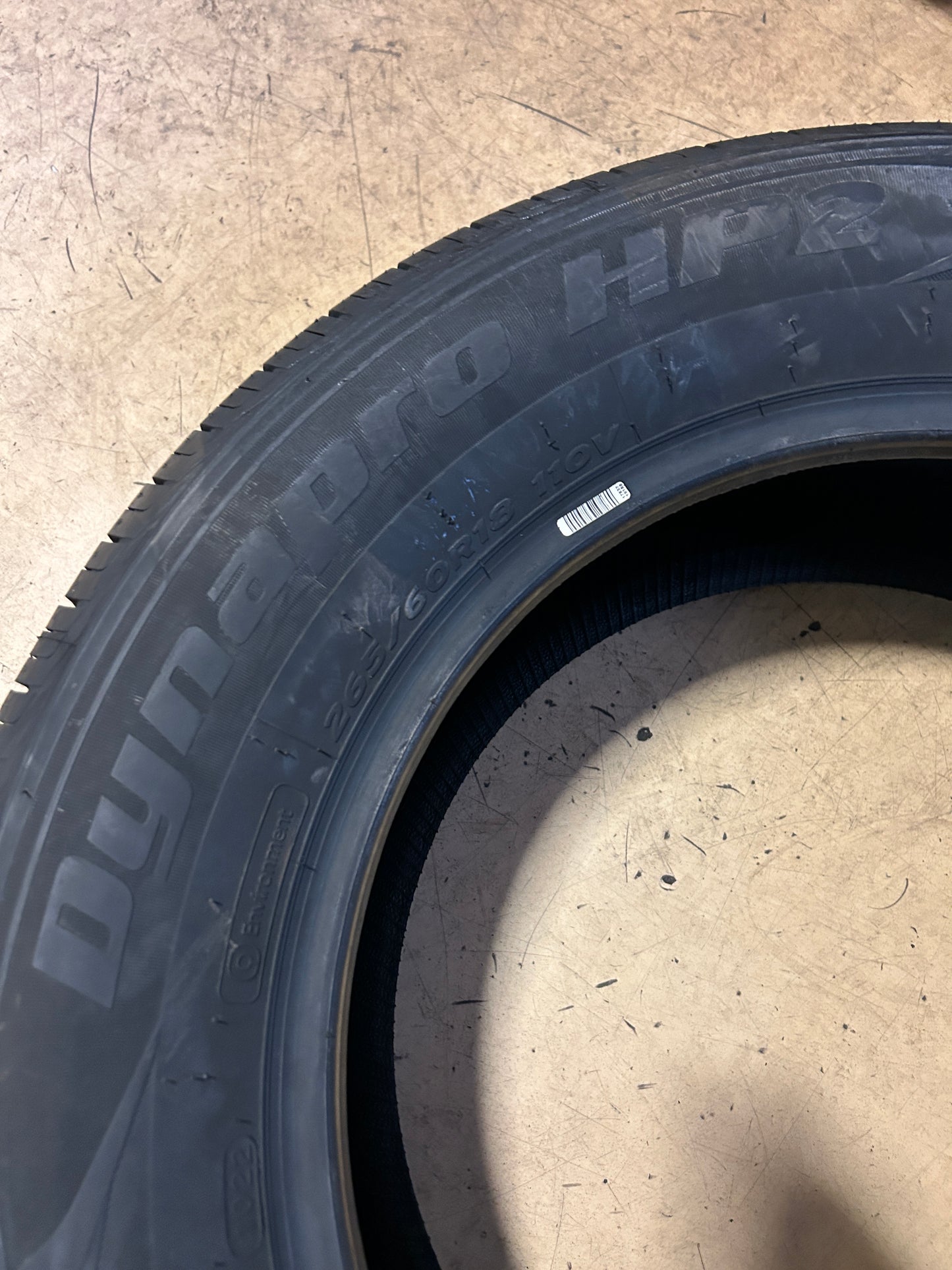 HANKOOK DYNAPRO HP2 BSW P 265 60 18 110V ALL SEASON TIRE 1015266