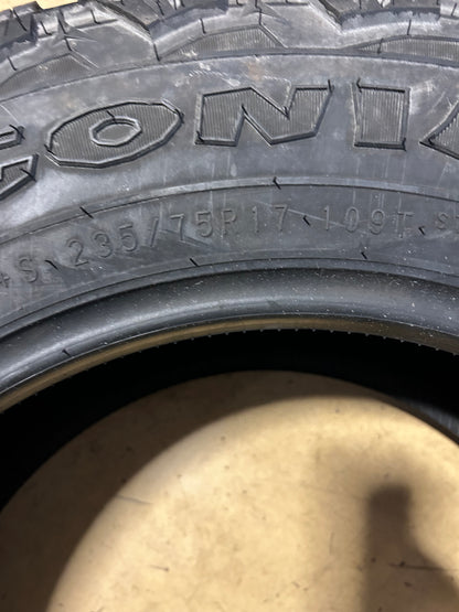 MILESTAR PATAGONIA A/T PRO BSW P 235 75 17 109T ALL TERRAIN TIRE 22021001