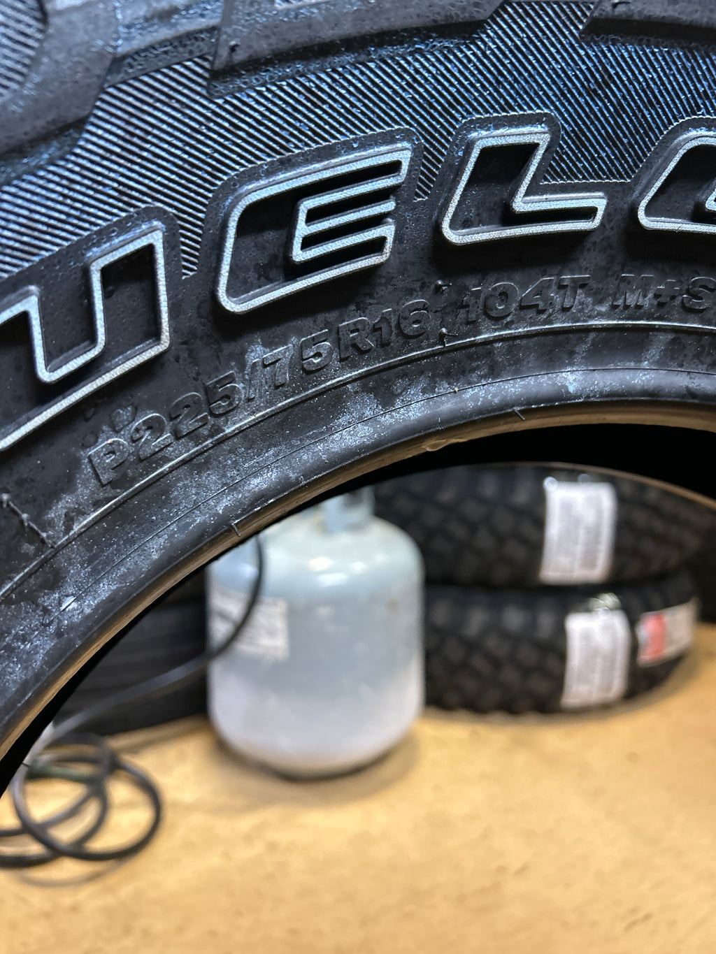 BRIDGESTONE DUELER A/T REVO 3 OWL P 225 75 16 104T SL ALL TERRAIN TIRE 000056